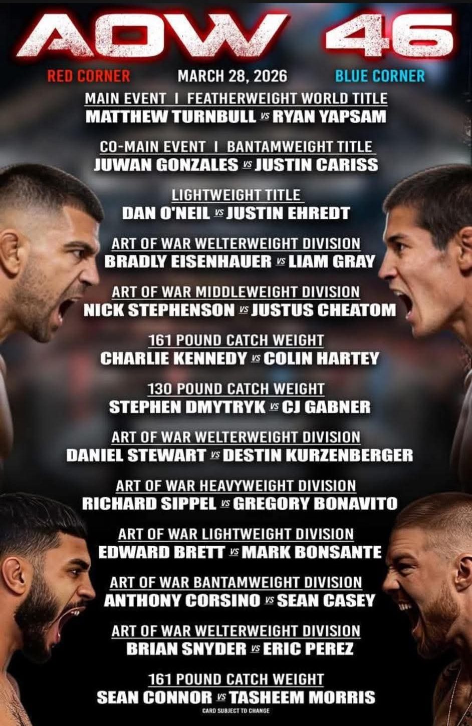 Art of War Cage Fighting, Grindhouse MMA