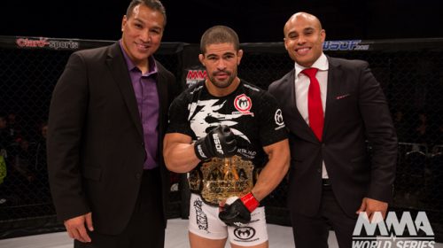 Rousimar Palhares, Marlon Moraes Capture WSOF World Title Belts
