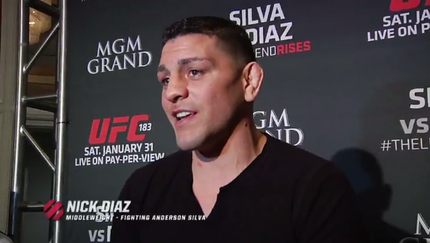 Nick Diaz apologetic and focused at UFC 183 media day