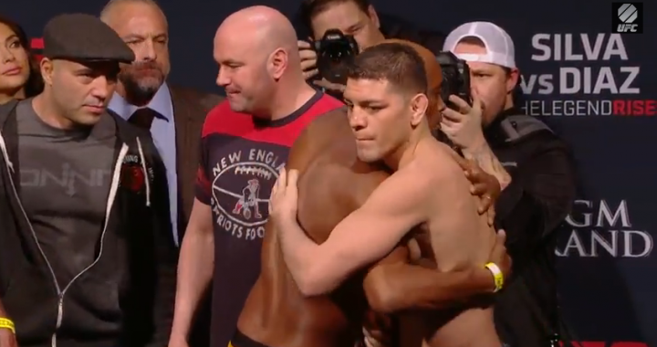 UFC 183 weigh-in results - Diaz & Silva embrace, 2 fighters miss by a LOT