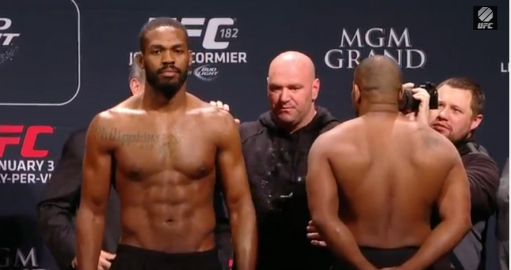 UFC 182 Jones vs. Cormier Weigh-in Results