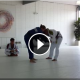 Ronda Rousey and B.J. Penn sparring at AOJ