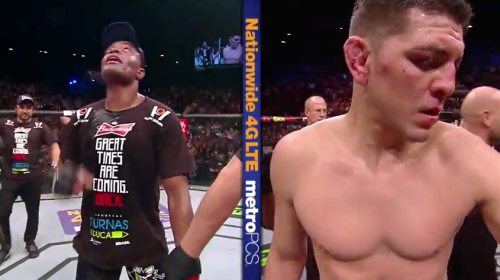 Watch UFC 183: Anderson Silva and Nick Diaz Octagon Interview