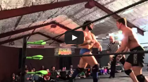 Matthew Riddle pro-wrestling debut - Video highlights
