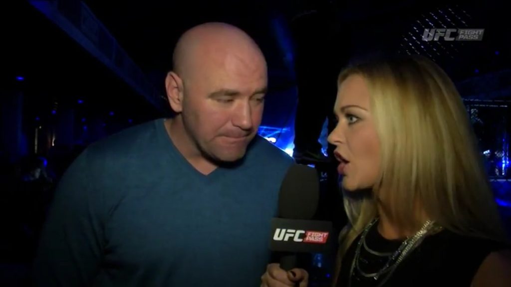 Dana White Attends Invicta FC 11 To Scout Cris "Cyborg" Justino