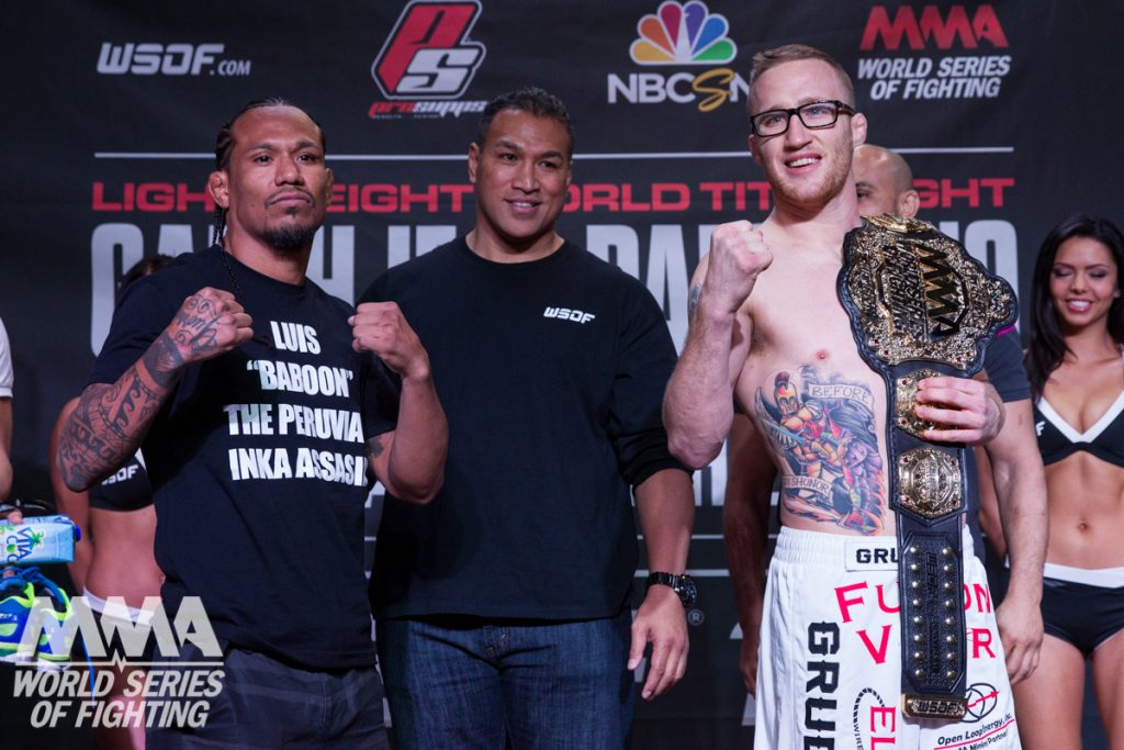 WSOF 19: Gaethje vs. Palomino Weigh-In Results