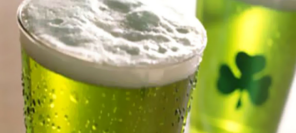 Green beer on St. Paddy's Day ??? Here's why not