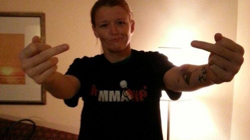 Tonya Evinger: If you have a vagina, I want to fight you