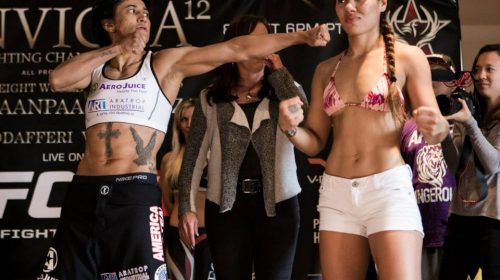 Invicta FC 12 weigh-in results: Katja Kankaanpää vs Livia Renata Souza