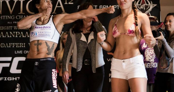 Invicta FC 12 weigh-in results: Katja Kankaanpää vs Livia Renata Souza