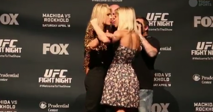 Watch Dana White separate Felice Herrig and Paige VanZant