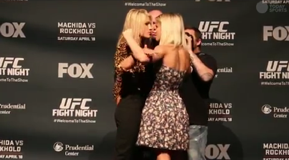 Watch Dana White separate Felice Herrig and Paige VanZant