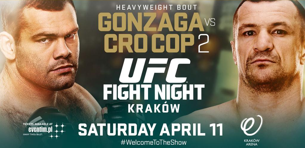 UFC Fight Night 64 weigh-in results - Cro Cop vs Gonzaga 2