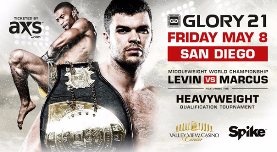 Glory 21 fight card finalized for May 8 in San Diego