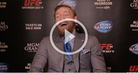 Conor McGregor reads mean tweets about him - VIDEO