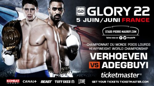 GLORY 22 HEADLINE BOUT ANNOUNCED, TICKETS ON SALE NOW