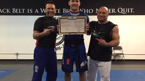 Chris Weidman earns BJJ black belt