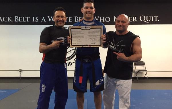 Chris Weidman earns BJJ black belt