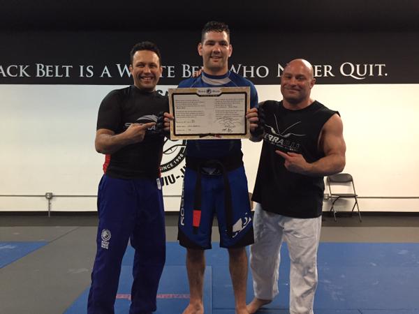 Chris Weidman earns BJJ black belt