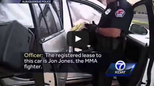 POLICE VIDEO: Jon Jones incident, Cops find condoms and pipe