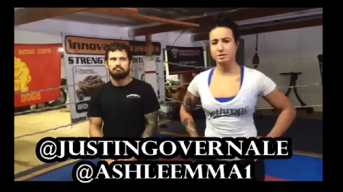 Technique of the Week - Ashlee Evans-Smith demonstrates takedown