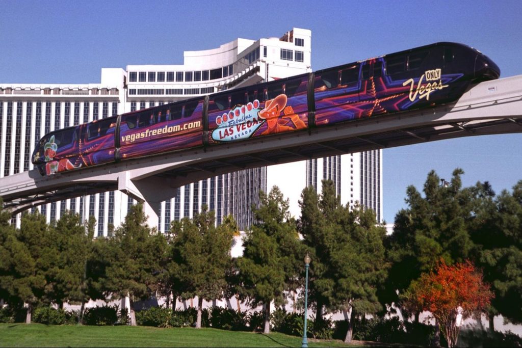 Las Vegas Monorail UFC announce partnership