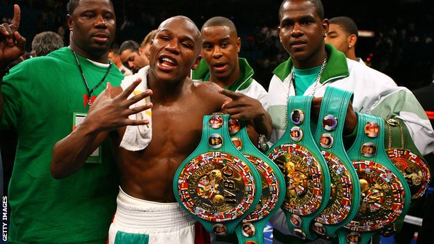 Report: Floyd Mayweather To Be Stripped of One of His Titles Today