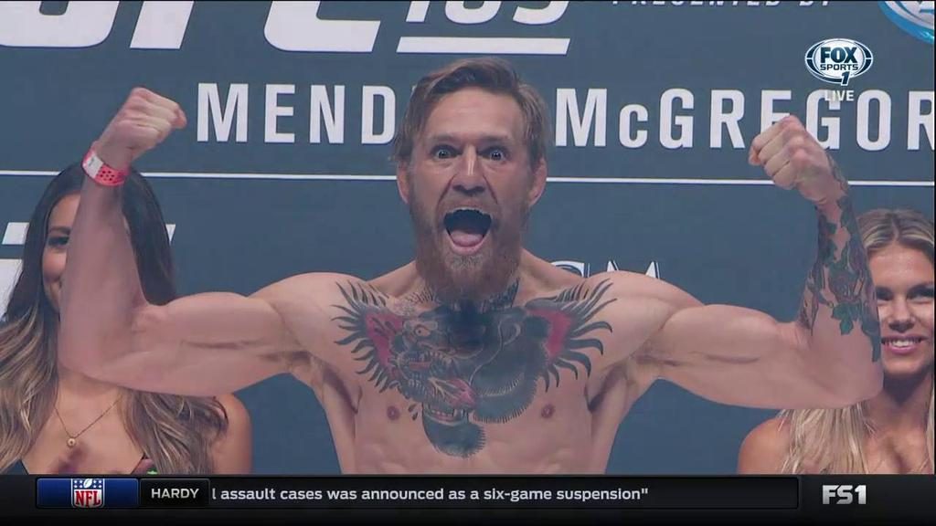UFC 189 weigh-in results and video