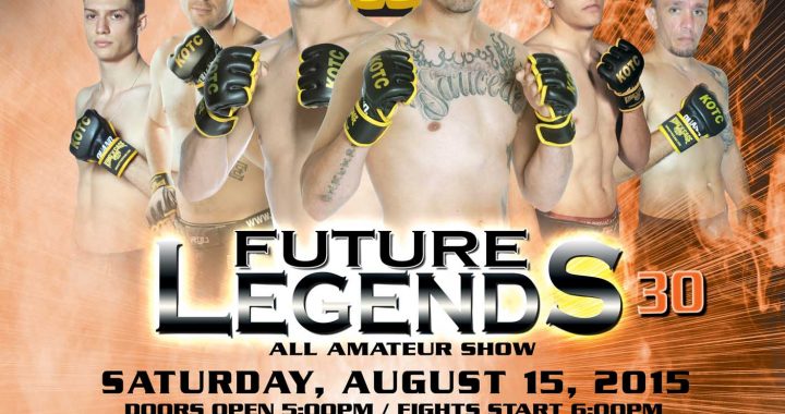 King of the Cage Presents “FUTURE LEGENDS 30” on August 15 at Eastside Cannery Casino Hotel in Las Vegas