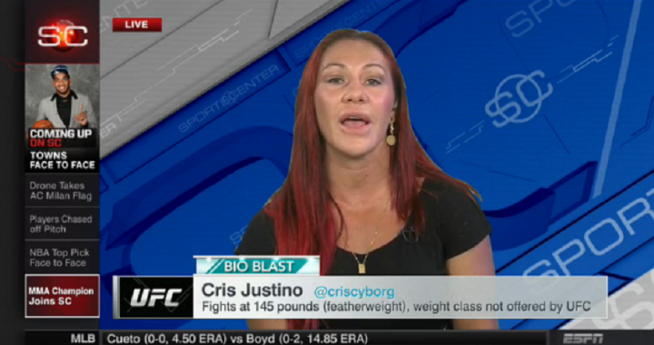 Cyborg on ESPN Sportscenter: The Fans Deserve This Fight (Rousey)