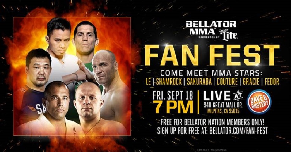 Bellator MMA announces a legendary Fan Fest for Dynamite 1 in San Jose