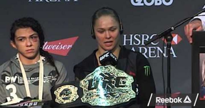 Ronda Rousey and Claudia Gadelha