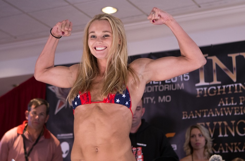 Andrea Lee, Invicta FC 14 Weigh-In Photos