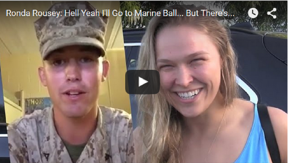 Marine, Marine Corps Ball, Ronda Rousey