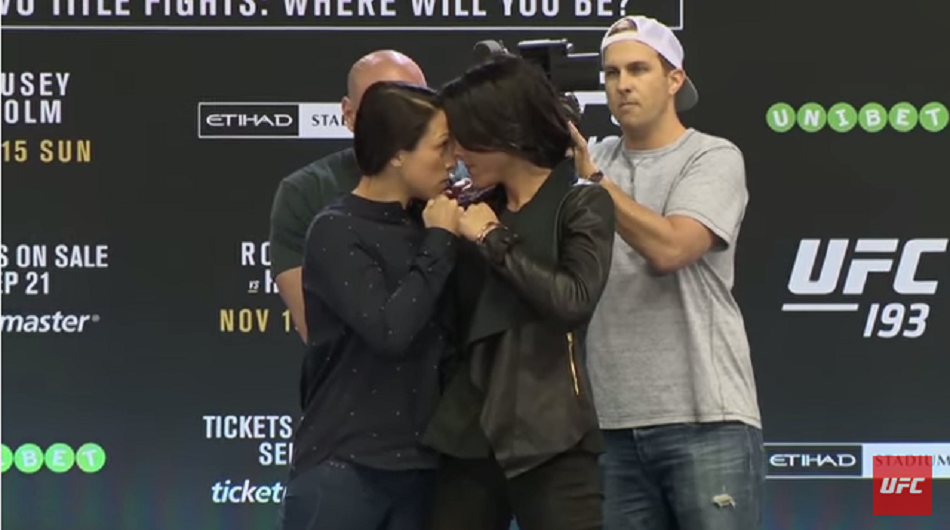 VIDEO: UFC 193 Press Conference Staredowns