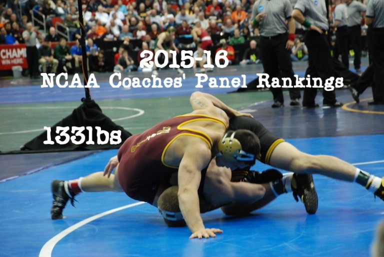 NCAA Wrestling Coaches’ Panel Wrestling Rankings Released 133lbs