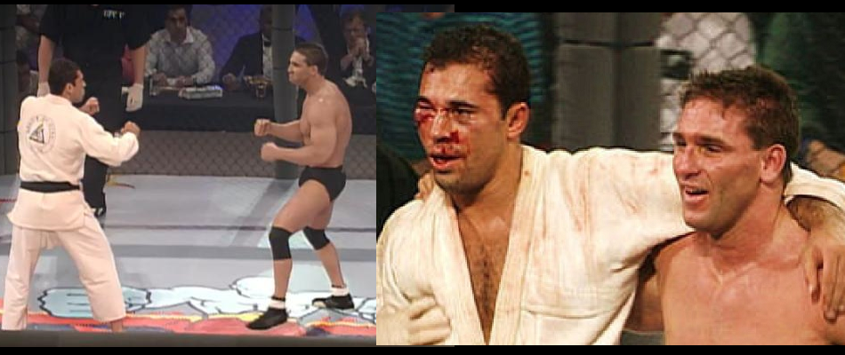 Shamrock vs Gracie, Royce Gracie and Ken Shamrock, fighters, mma history