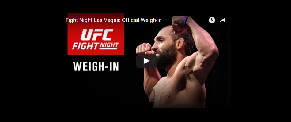 UFC Fight Night 82 weigh-in