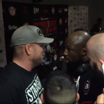 King Mo confronts Tito Ortiz at Bellator Fan Fest Houston