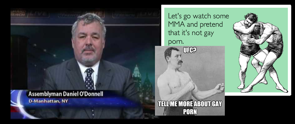 Assemblyman Daniel ODonnell compares MMA to Gay Porn