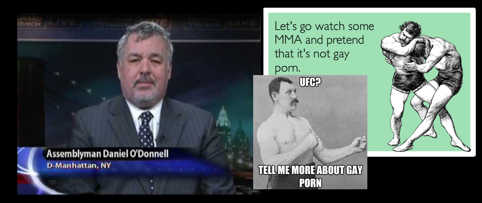 Assemblyman Daniel O’Donnell compares MMA to Gay Porn