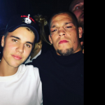 Justin Bieber and Nate Diaz