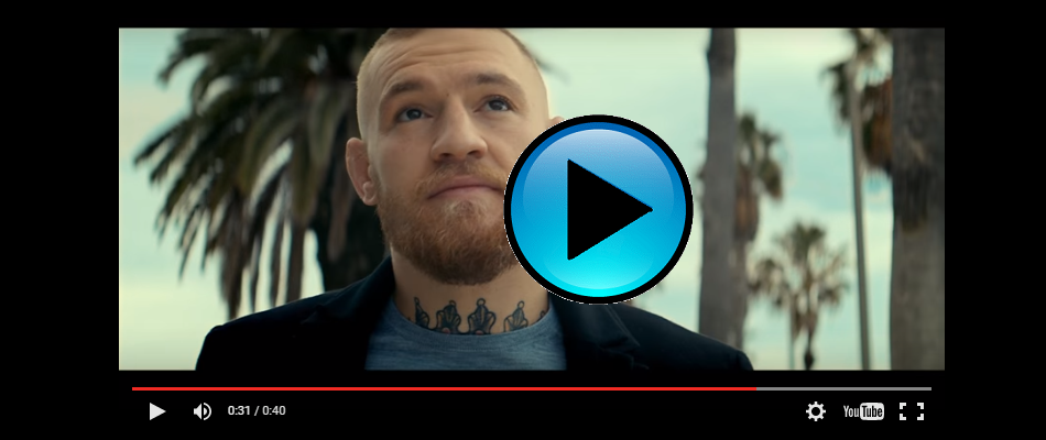 Banned Budweiser commercial featuring Conor McGregor