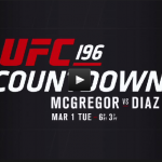 UFC 196 countdown