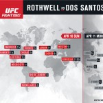 International listings for UFC Fight Night Zagreb