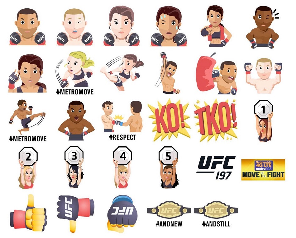 Ufc Emoji Keyboard Debuts With Ufc 197