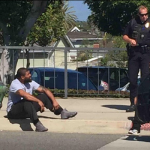 Rampage pulled over in Lamborghini