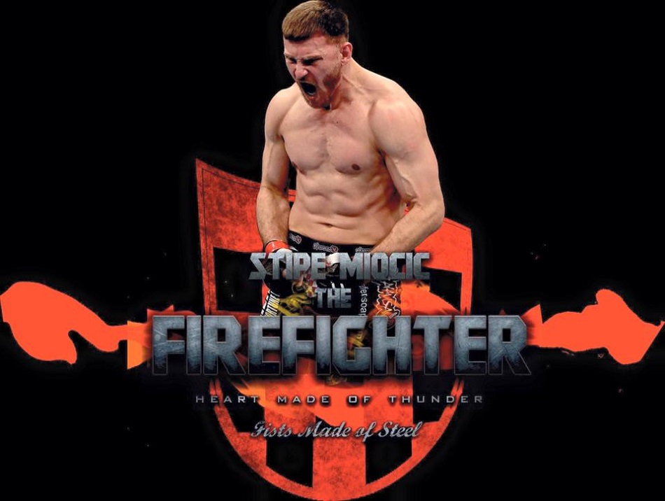 Stipe Miocic firefighter