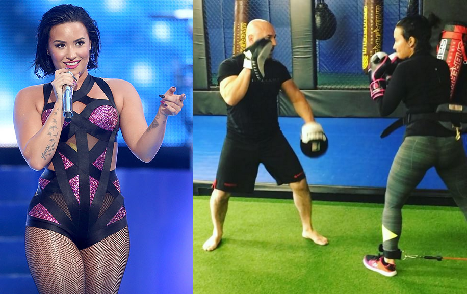 Demi Lovato is training mixed martial arts