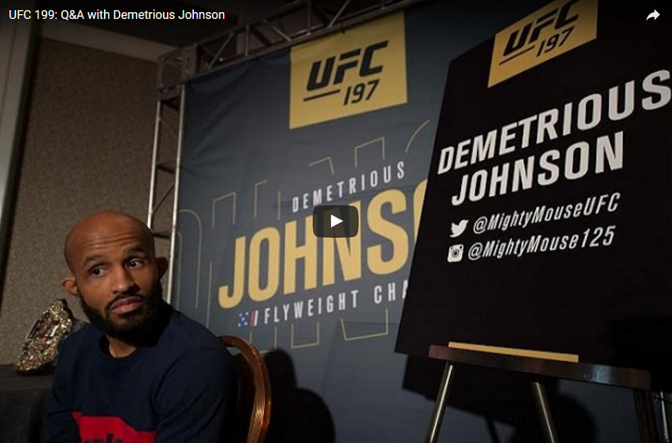 Watch Demetrious Johnson UFC 199 Q&A